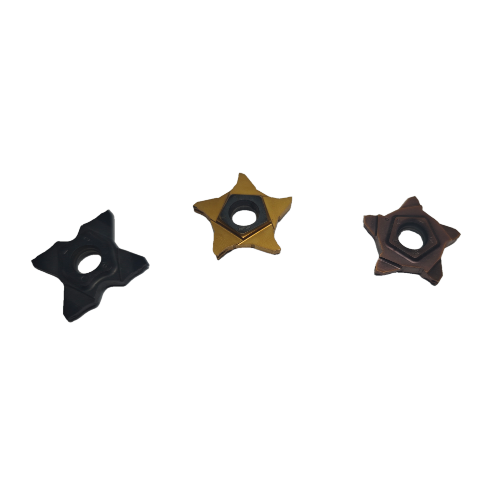 pentagonal grooving insert