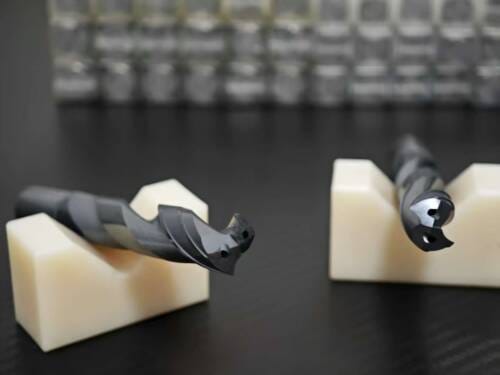 HEYI coated through-coolant carbide drill for steel and stainless drilling