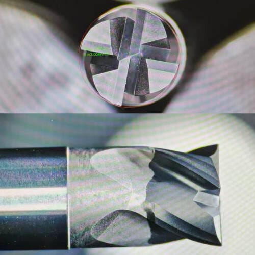 Solid Brazed PCD Milling Cutter