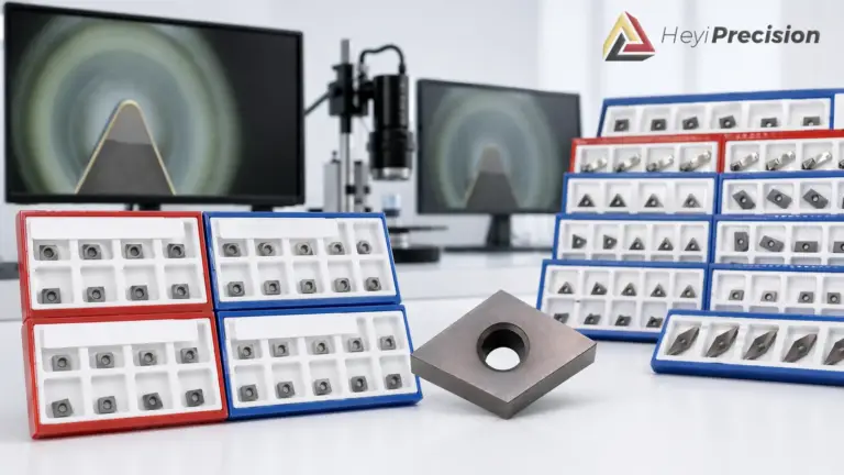 Solid CBN inserts for hard turning hardened steel and cast iron parts