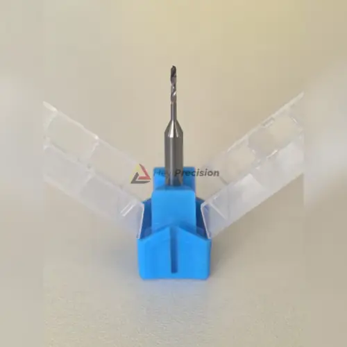 Solid PCD micro drill D0.5 and D1.0 for precision holes in CVD SiC and aluminum-fiberglass composites